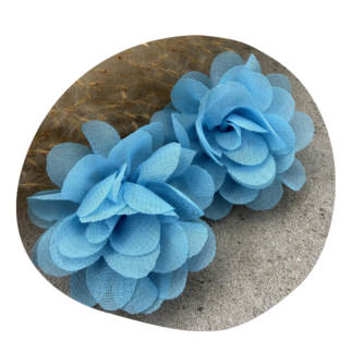 Grote bloem blauw
