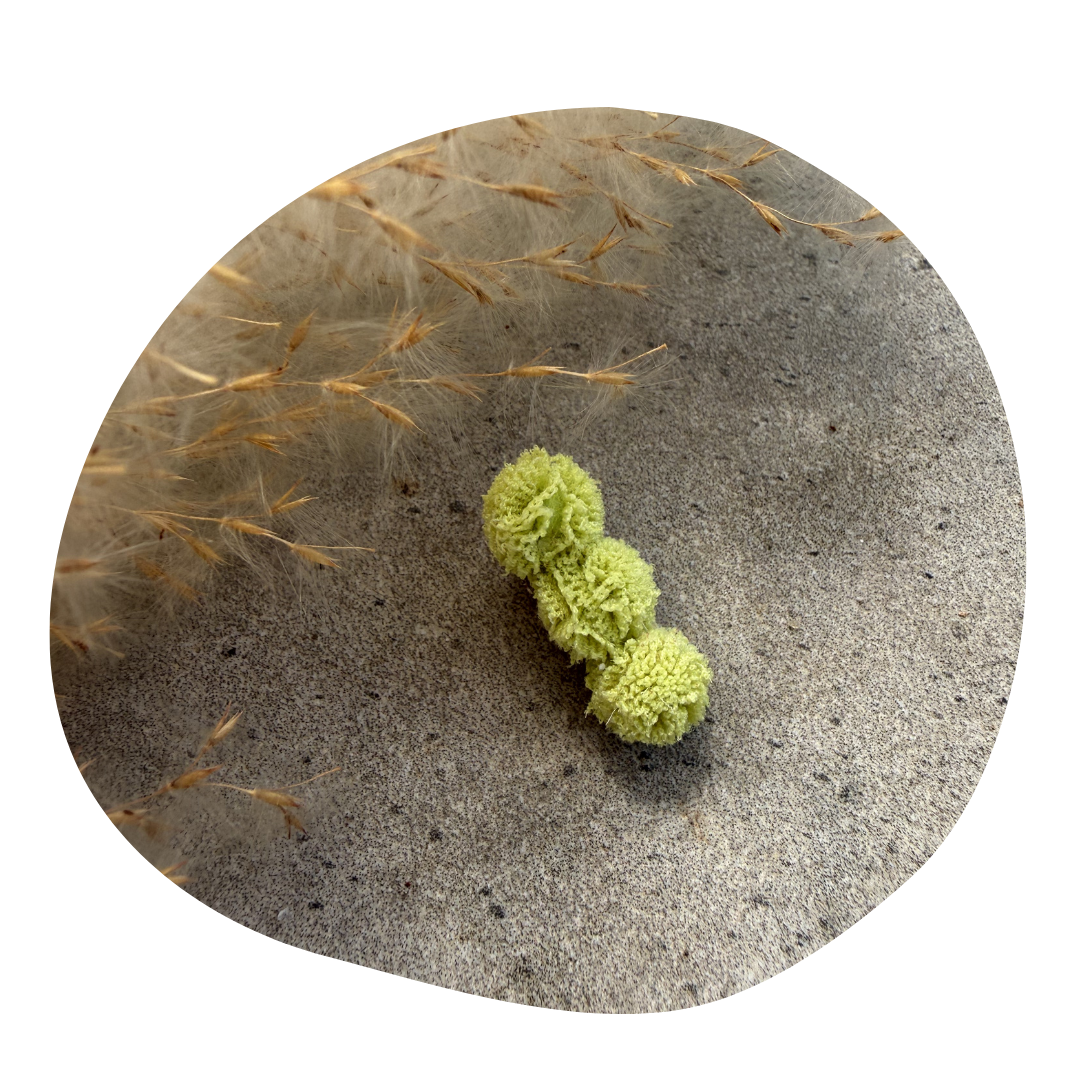 Pompom baby lichtgroen (2 stuks) - Image 2