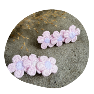 Kleine bloem lichtroze (2 stuks)