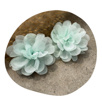Grote bloem mintgroen