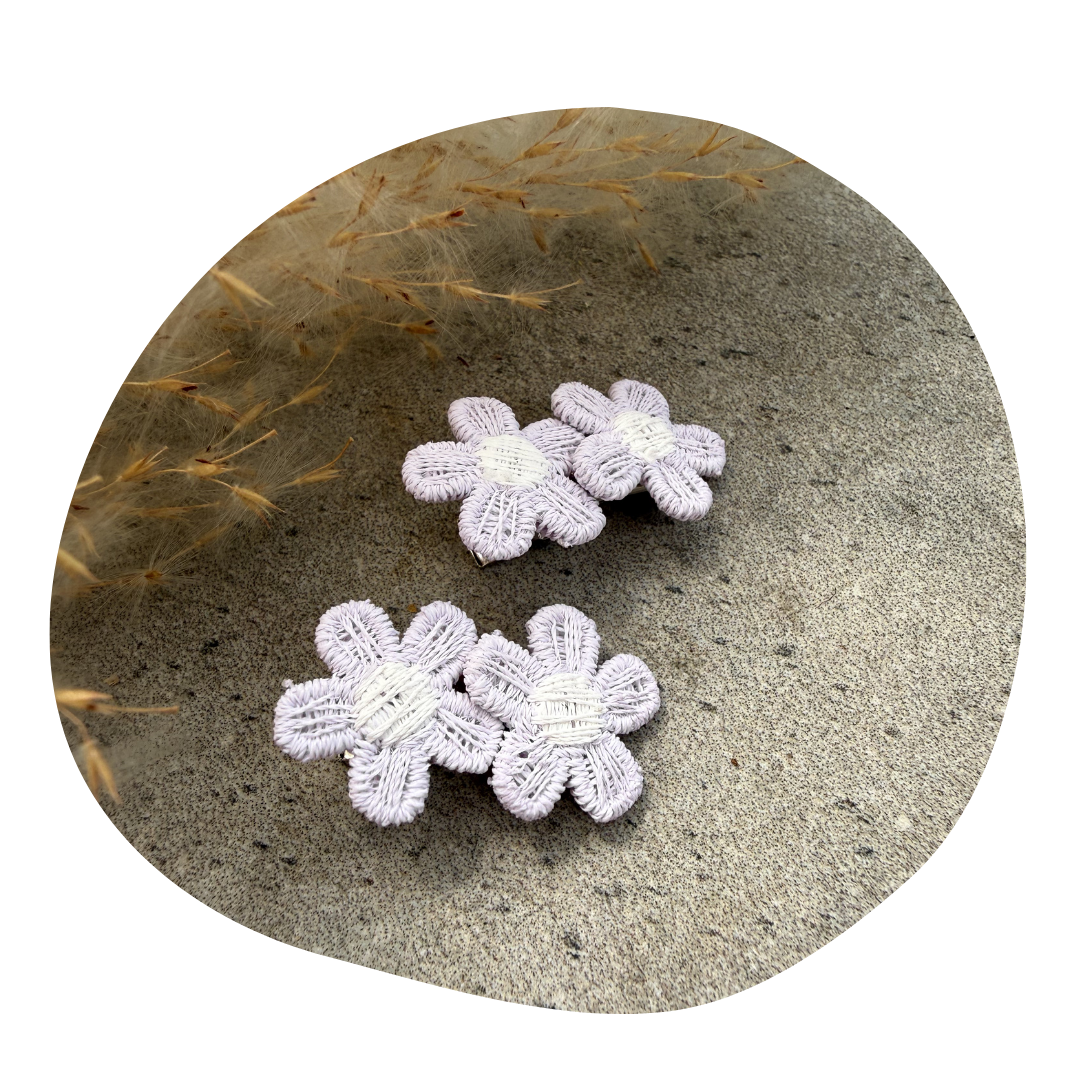 Kleine bloem pastellila (2 stuks) - Image 10