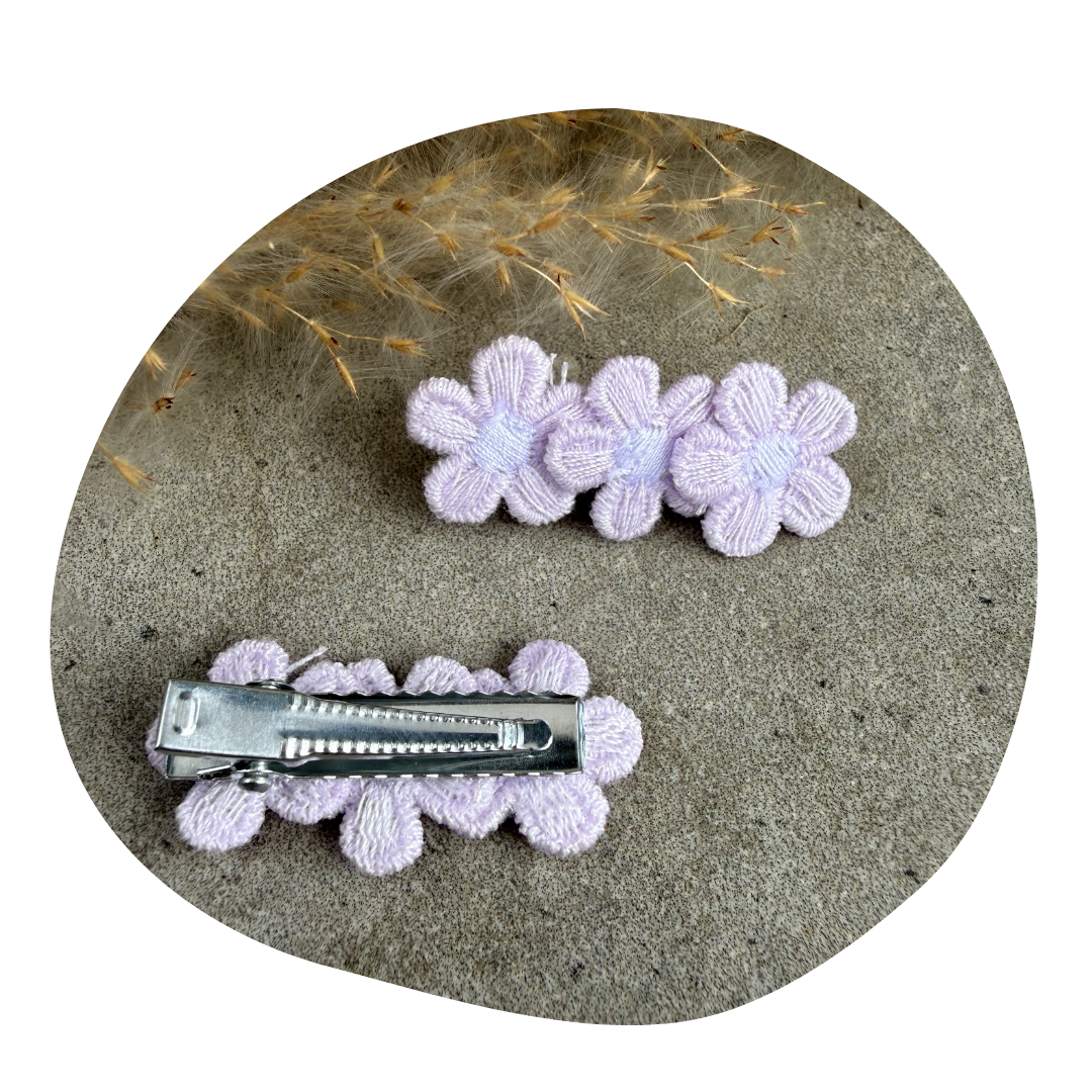 Kleine bloem pastellila (2 stuks) - Image 3