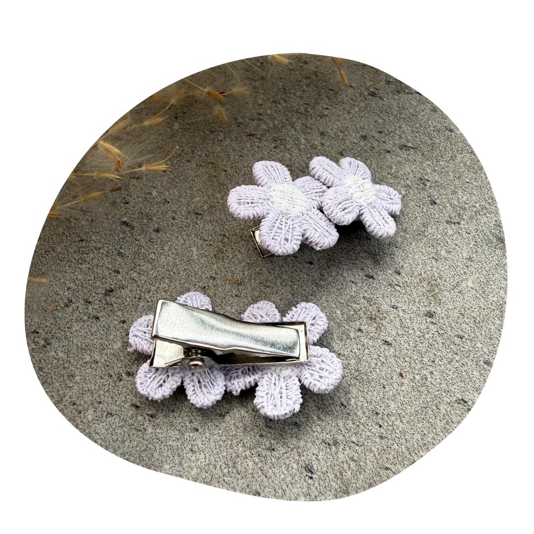 Kleine bloem pastellila (2 stuks) - Image 8