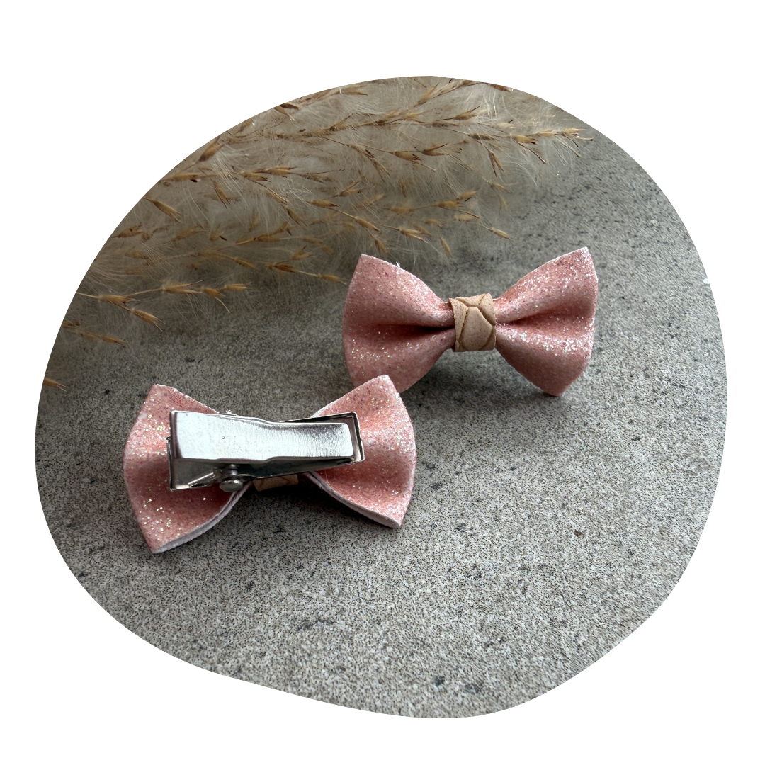 Strik Nikkie roze glitter - Image 3