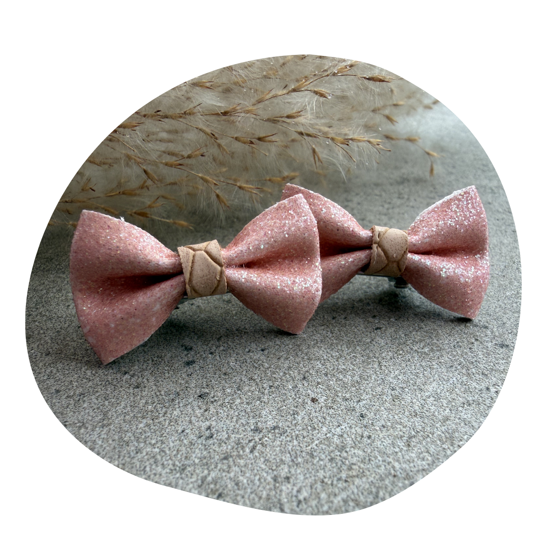 Strik Nikkie roze glitter - Image 2