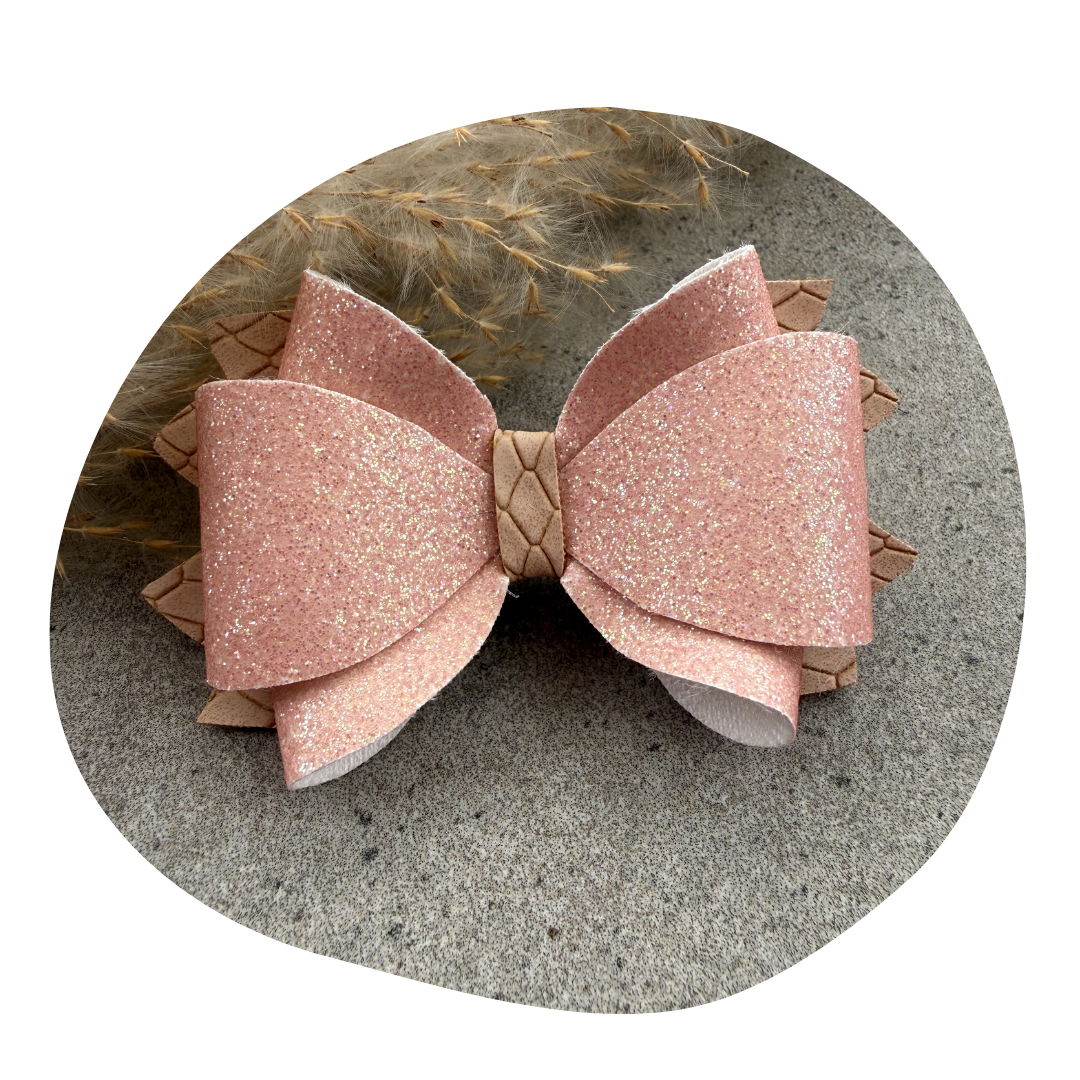 Strik Noé roze glitter - Image 3