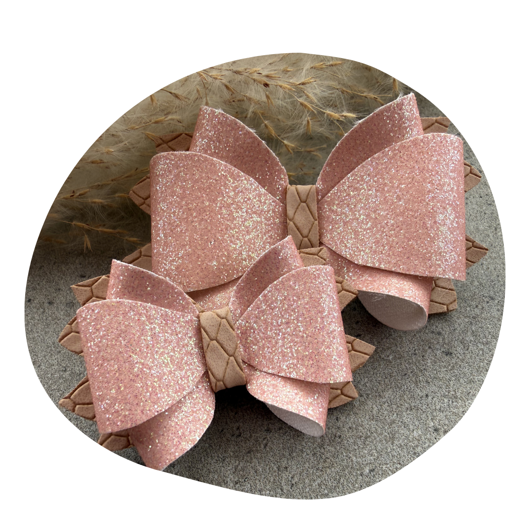Strik Noé roze glitter - Image 2