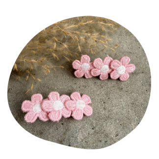 Kleine bloem roze (2 stuks)