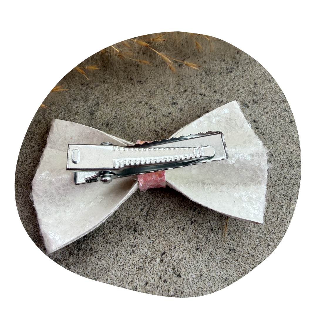 Strik Nikkie wit glitter - Image 3