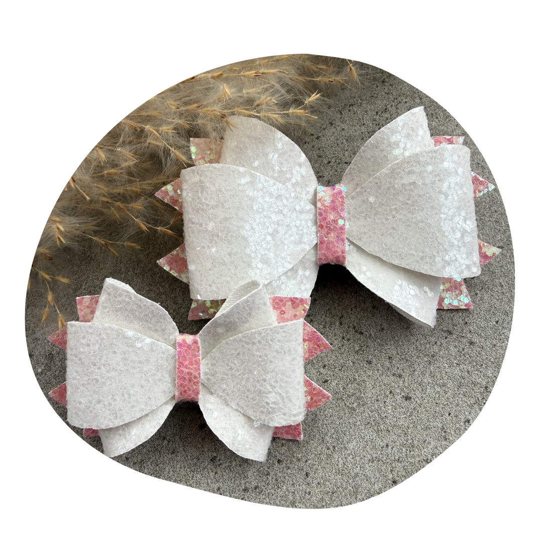 Strik Noé wit glitter - Image 2