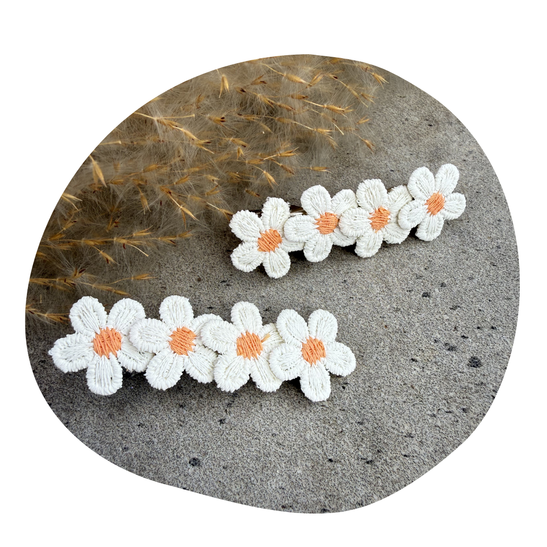 Kleine bloem wit (2 stuks) - Image 9