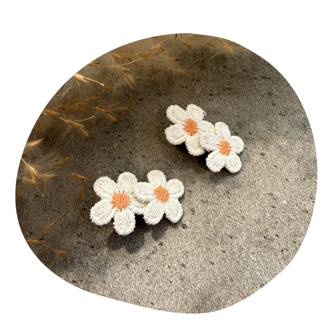 Kleine bloem wit (2 stuks) - Image 6