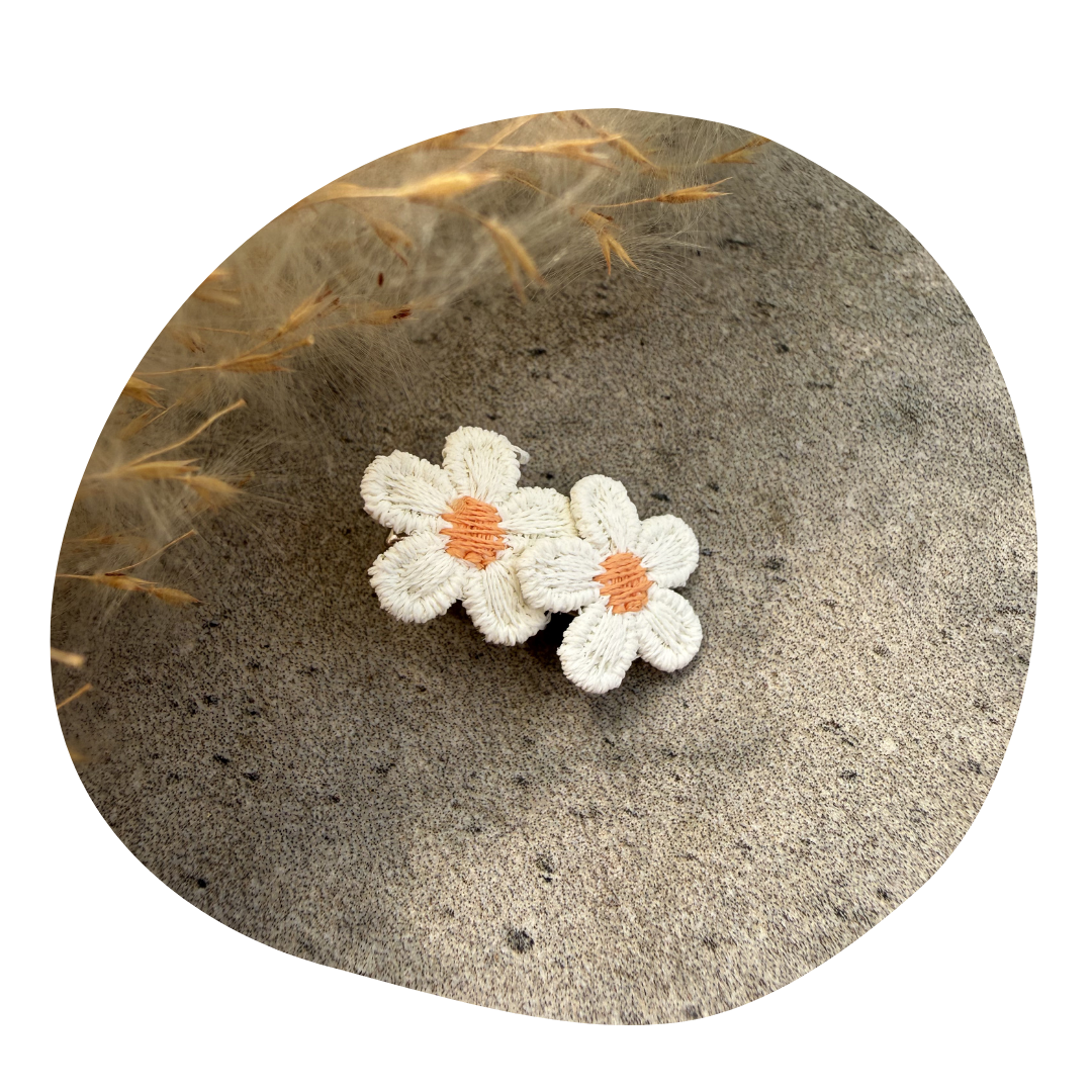 Kleine bloem wit (2 stuks) - Image 5