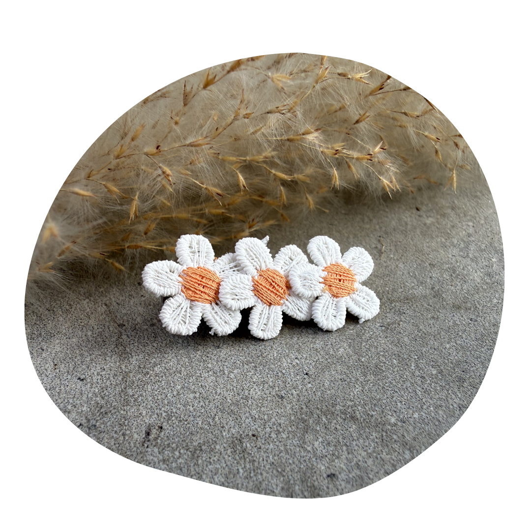 Kleine bloem wit (2 stuks) - Image 2