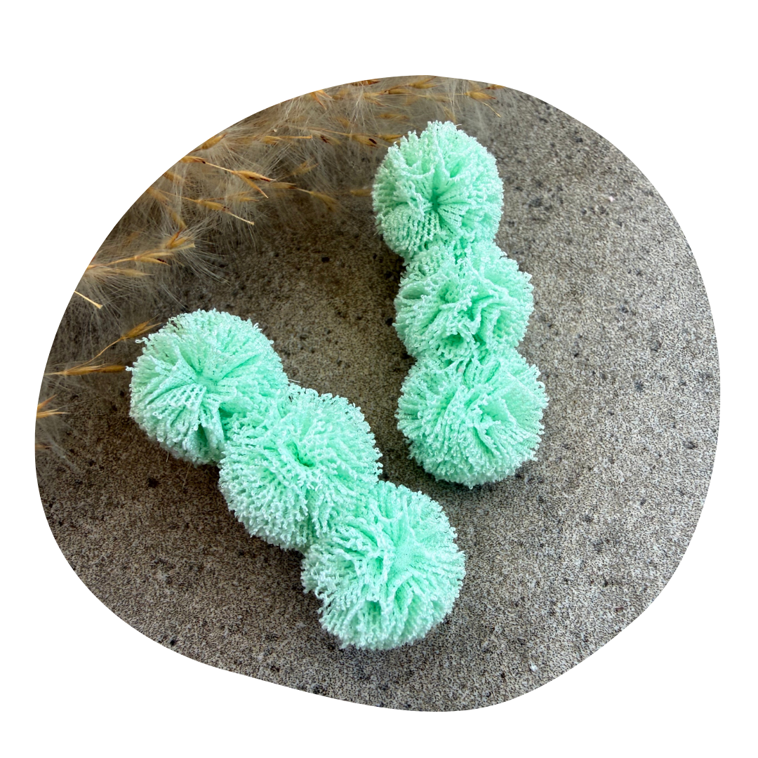 Pompom mintgroen (2 stuks) - Image 8